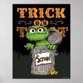 Poster Oscar the Grouch - Trick or Treat, Scram! (Devant)