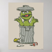 Poster Oscar the Grouch Vintage (Devant)
