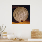 Poster Oscillum représentant des masques de théâtre (Cuisine)