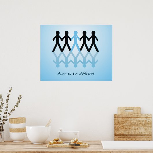 Poster Oser être différent (Cuisine)