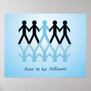 Poster Oser être différent