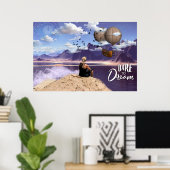 Poster Oser rêver (Bureau à domicile)
