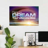 Poster Oser rêver (Bureau à domicile)