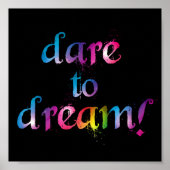 Poster Oser rêver imprimer (Devant)