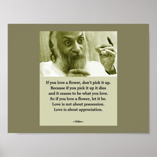 Poster Osho (Devant)