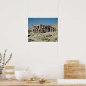Poster Osiride figures Ramesses II flanquant les murs (Cuisine)