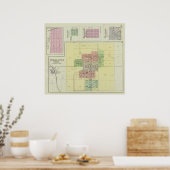 Poster Oskaloosa, Lea Walk et Bonanza, Kansas (Cuisine)