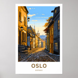 Poster Oslo Norvège - Imprimer