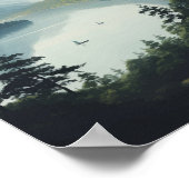 Poster Oslo Norvège Travel Art Vintage (Coin)