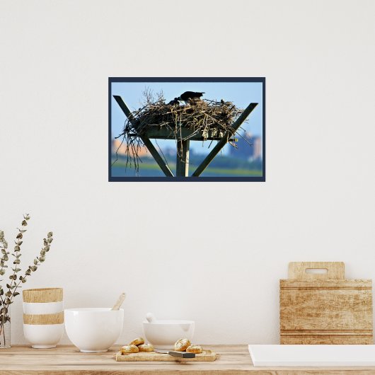 Poster Osprey Bird Nest (Cuisine)
