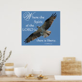 Poster Osprey Bird Spirit of the LORD Print (Cuisine)