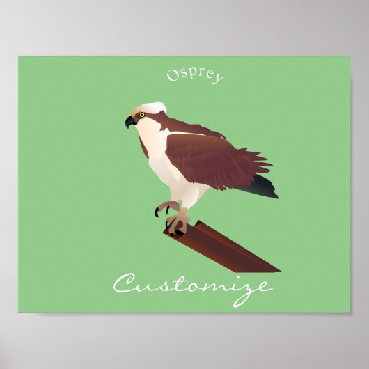 Poster Osprey Hawk Raptor Thunder_Cove (Devant)