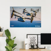 POSTER OSPREY MV-22B (Bureau à domicile)