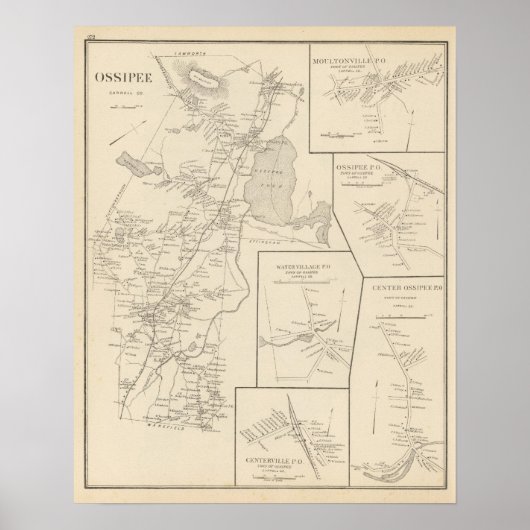 Poster Ossipée, Carroll Co (Devant)