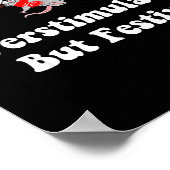 Poster Ossum Overstimulated But Festive Christmas Men Wom (Coin)