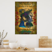 Poster Ostara déesse du printemps (Cuisine)