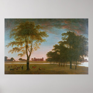 Poster Osterley House and Park at Evening