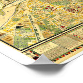 Poster " Österreich : 1710 Wien - Steinhausen Stadtplan (Coin)