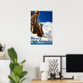 Poster " Österreich : 1930er/heute Oö - Wintersport Reise (Bureau à domicile)