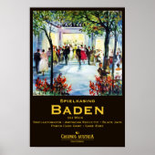 Poster " Österreich : 2021/heute Wien - Casino Baden (Devant)