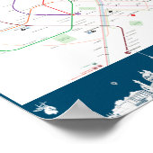 Poster " Österreich : Wien U-Bahn métromap ... (Coin)
