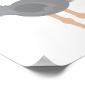 Poster Ostrich (Coin)