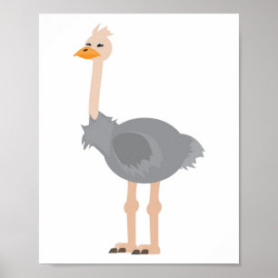 Poster Ostrich