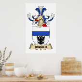 Poster Oswald Family Crest (Cuisine)