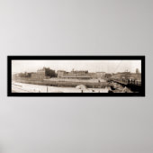 Poster Oswego NY Riverfront Photo 1909 (Devant)