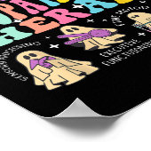 Poster Ot ergothérapeute Halloween Éffrayant (Coin)