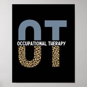Poster OT Thérapie d'occupation OT Cadeaux étudiants