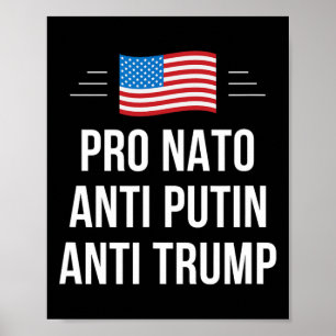 Poster OTAN - Anti Poutine - Anti Trump -