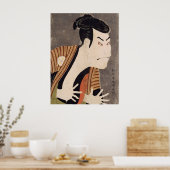 Poster Otani Oniji II de Sharaku ‎ (Cuisine)