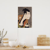 Poster Otani Oniji II de Sharaku (Cuisine)