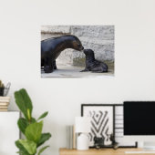 Poster Otaria flavescens (Bureau à domicile)