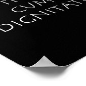 Poster Otium cum dignite (Coin)