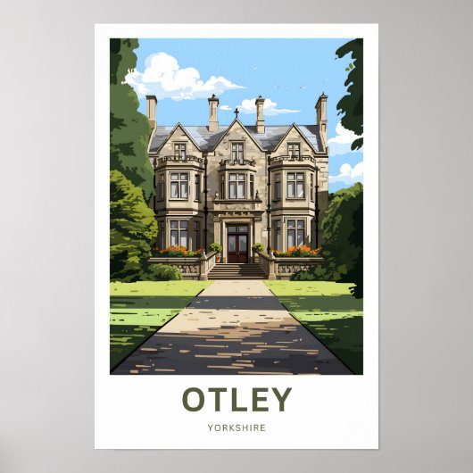 Poster Otley Yorkshire (Devant)