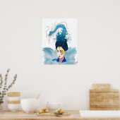 Poster Otohime déesse Geisha de la mer (Cuisine)
