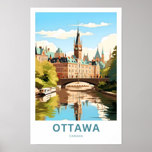 Poster Ottawa, Canada - Imprimer (Devant)