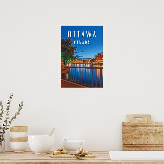 Poster Ottawa : Capitale dynamique du Canada (Cuisine)