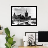Poster Ottawa Parlement du Canada Bâtiments 1922 (Bureau à domicile)