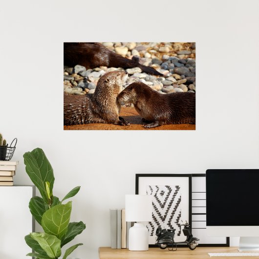Poster Otter Love (Bureau à domicile)