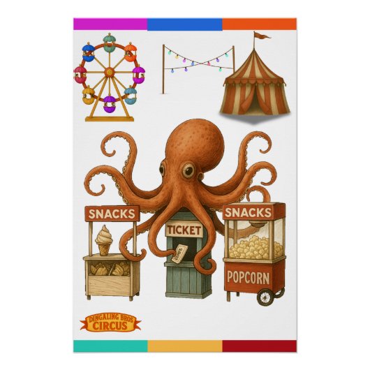 Poster Otto’s circus snack shack (Devant)