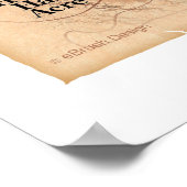 Poster Où à Tarnation ? (Carte amusante) (Coin)