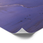 Poster OU, Côte de l'Oregon, Ecola SP, Plage indienne ave (Coin)