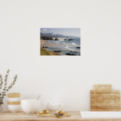 Poster OU, côte de l'Oregon, parc d'État d'Ecola, Crescen (Cuisine)