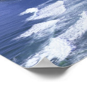 Poster OU, Côte de l'Oregon, phare de Heceta Head, sur (Coin)