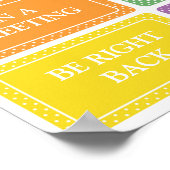 Poster Où est la porte du bureau des infirmières de l'éco (Coin)