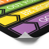 Poster Où est la porte du bureau des infirmières de l'éco (Coin)