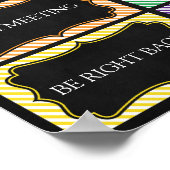 Poster Où est la porte du bureau des infirmières de l'éco (Coin)